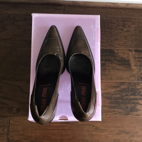 Miu Miu brown heels size 9 - original box included - Picture 4 of 6